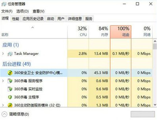 重装系统后任务管理器结束任务按钮点不了