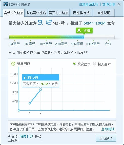 360宽带测速器