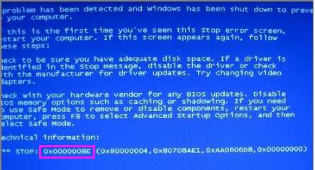细说电脑出现0x0000008e蓝屏代码怎么解决 电脑蓝屏0X0000008E怎么处理