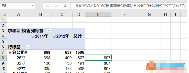 分享数据透视表5大技巧