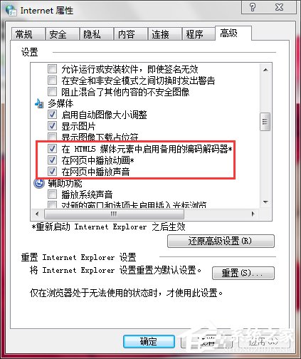 Win7网页中的视频不能播放怎么办