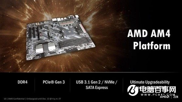 AMD Zen正式登场 Ryzen桌面CPU性能强悍