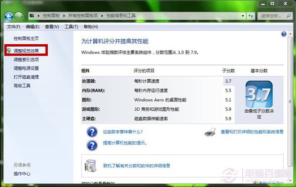 Win7配置低优化首选  关闭视觉效果图文教程