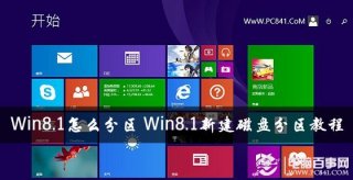 Win8.1怎么分区 Win8.1新建磁盘分区教程