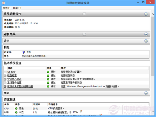 系统诊断报告