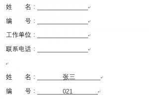 Word怎么制作等长下划线  Word制作等长下划线方法